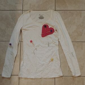 Handmade Voodoo Doll Long Sleeve Shirt Women's Size S